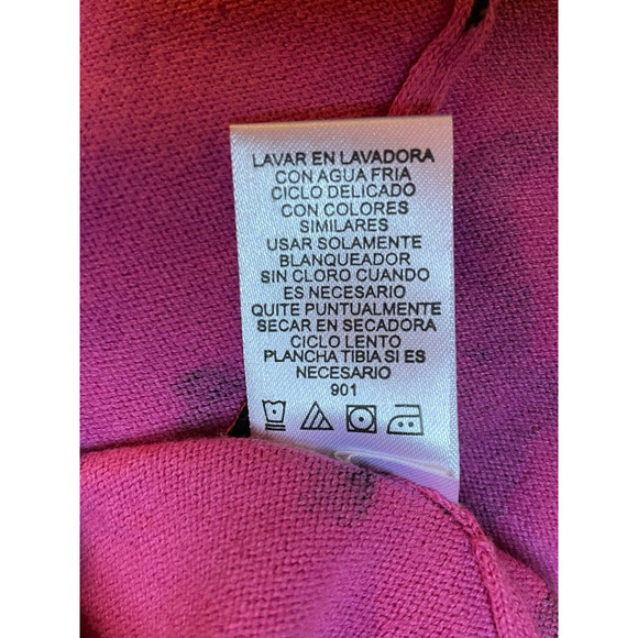 Designers Originals Pink & Black Swirl 3 Button Cardigan - size‎ M - Picture 6 of 7